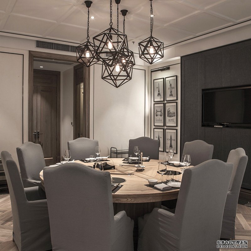 杭州港式現代簡約火鍋店裝修設計風格