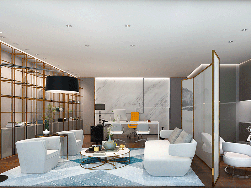 華妙互聯(lián)網(wǎng)公司辦公室裝修設(shè)計風(fēng)格