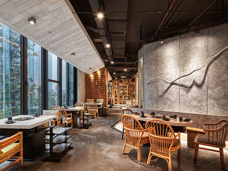 辣老三重慶老火鍋裝修設計案例