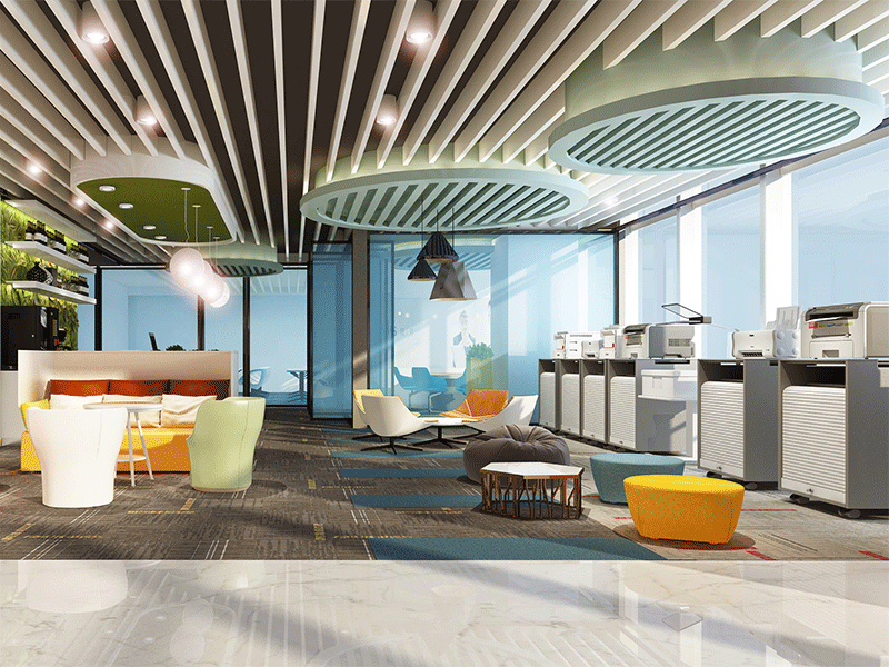 北浩電器互聯(lián)網(wǎng)辦公室裝修設(shè)計(jì)案例