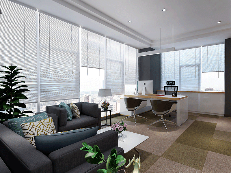 杭州480方現(xiàn)代簡約辦公室裝修設(shè)計案例