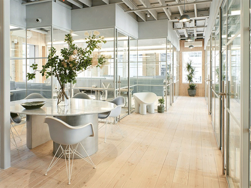 杭州小型簡約現(xiàn)代辦公室裝修設(shè)計效果圖