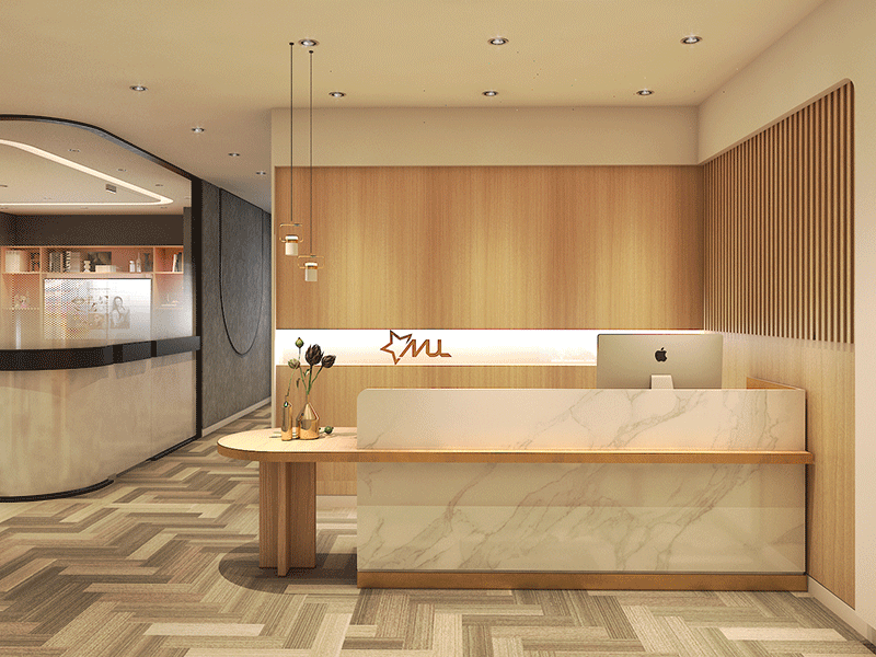 杭州430方現(xiàn)代簡約辦公室裝修設(shè)計(jì)效果圖