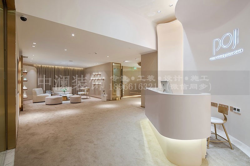 1600平方清新脫俗的白金輕奢風美